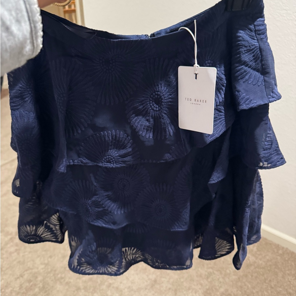 Ted Baker Midnight Blue Layered Skirt